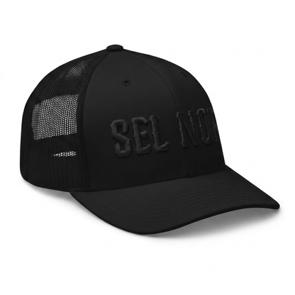 Casquette Trucker BASE black Sel Noir Project