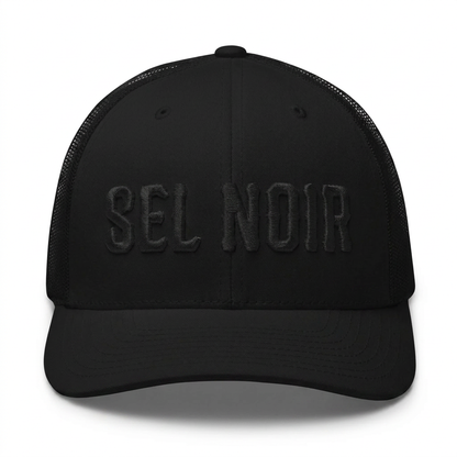 Casquette Trucker BASE black Sel Noir Project