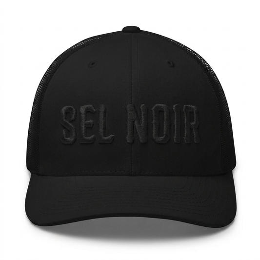 Casquette Trucker BASE black Sel Noir Project