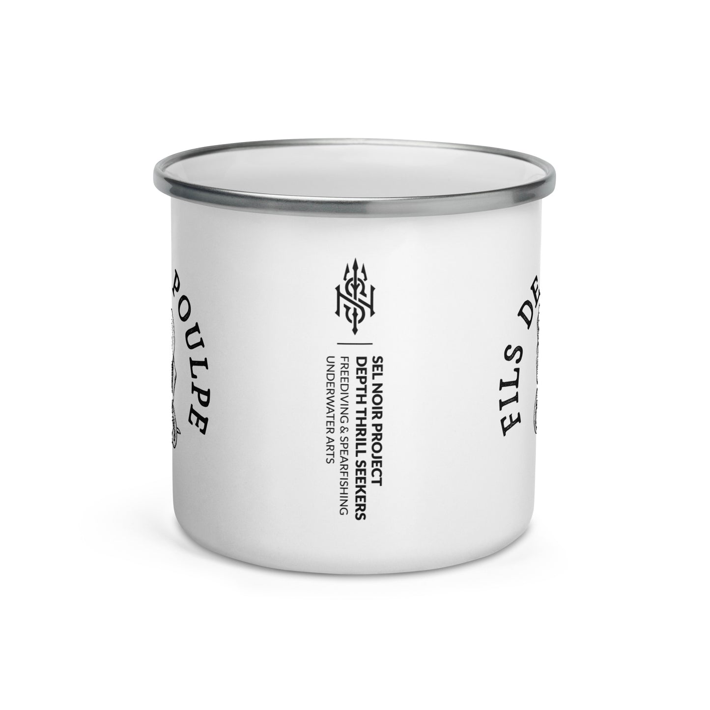 FILS DE POULPE Mug émaillé Sel Noir Project