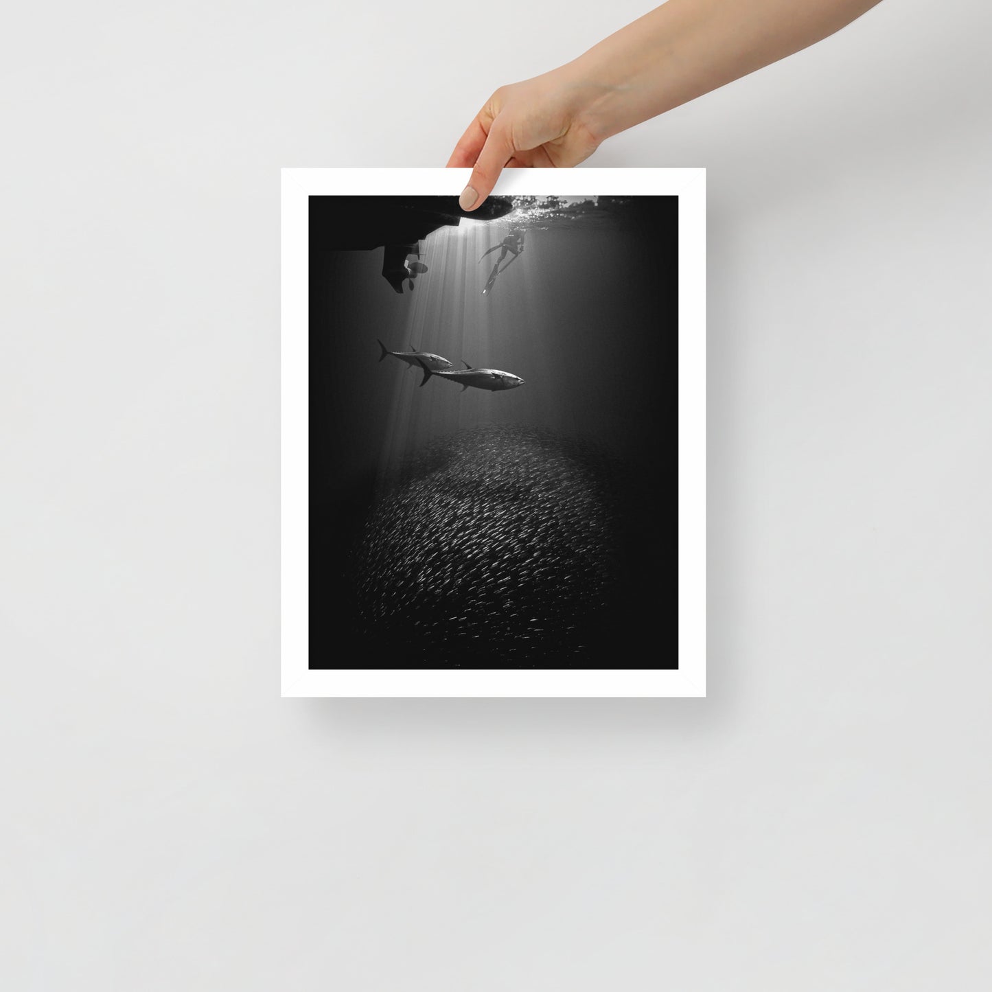 Affiche Encadrée "Trop beau pour être vrai" Sel Noir Project