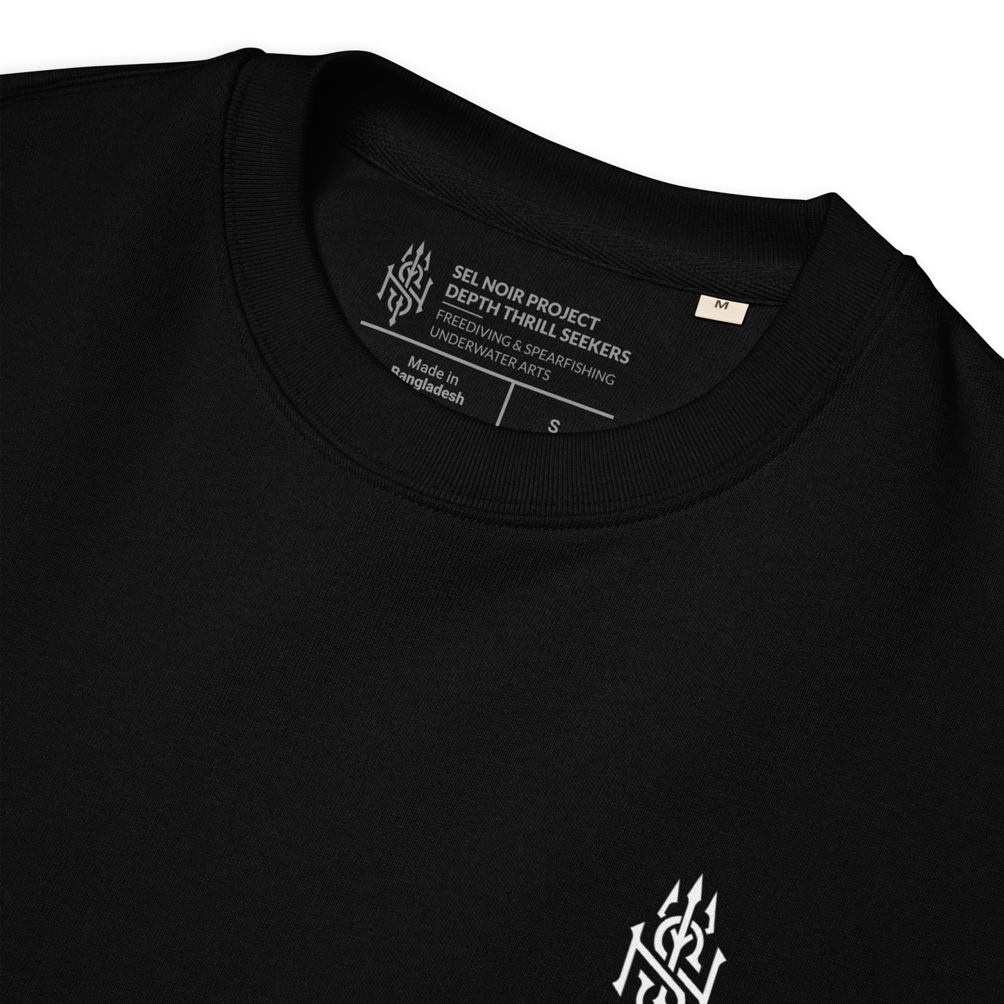 GENESIS Sweatshirt éco-responsable unisexe Sel Noir Project