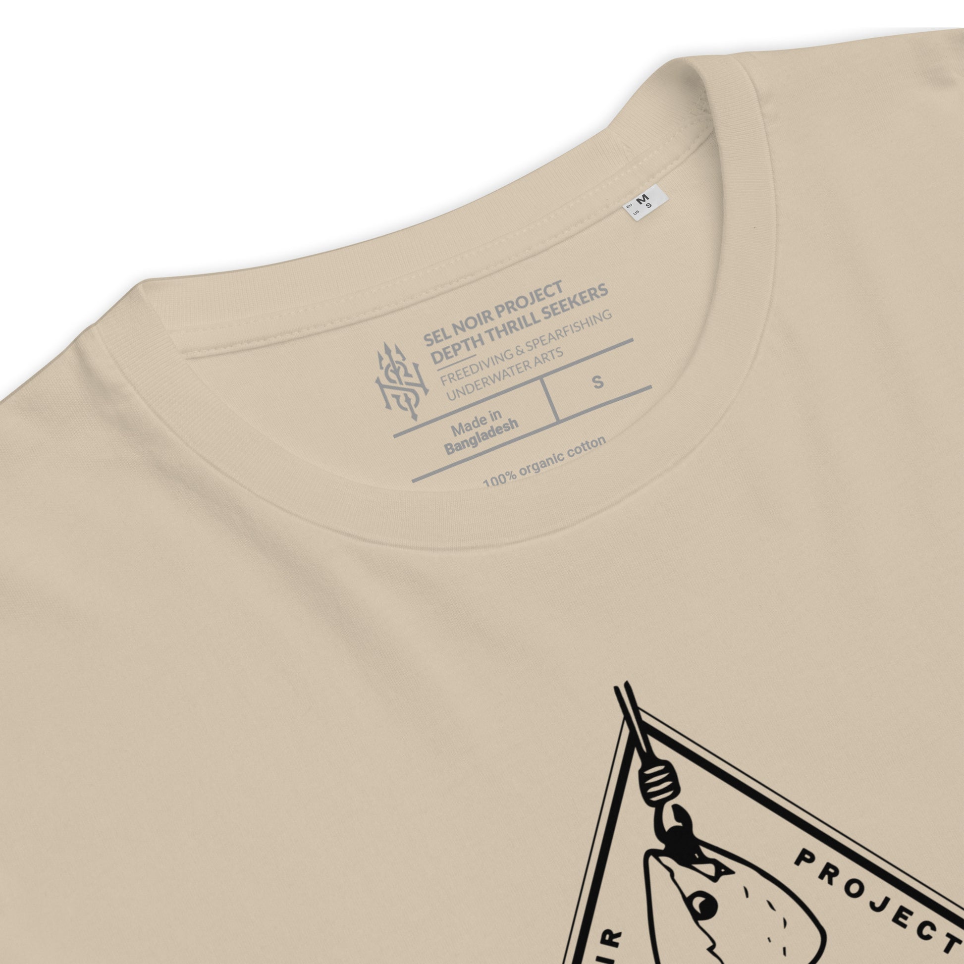 TAXMAN T-shirt unisexe en coton biologique Sel Noir Project