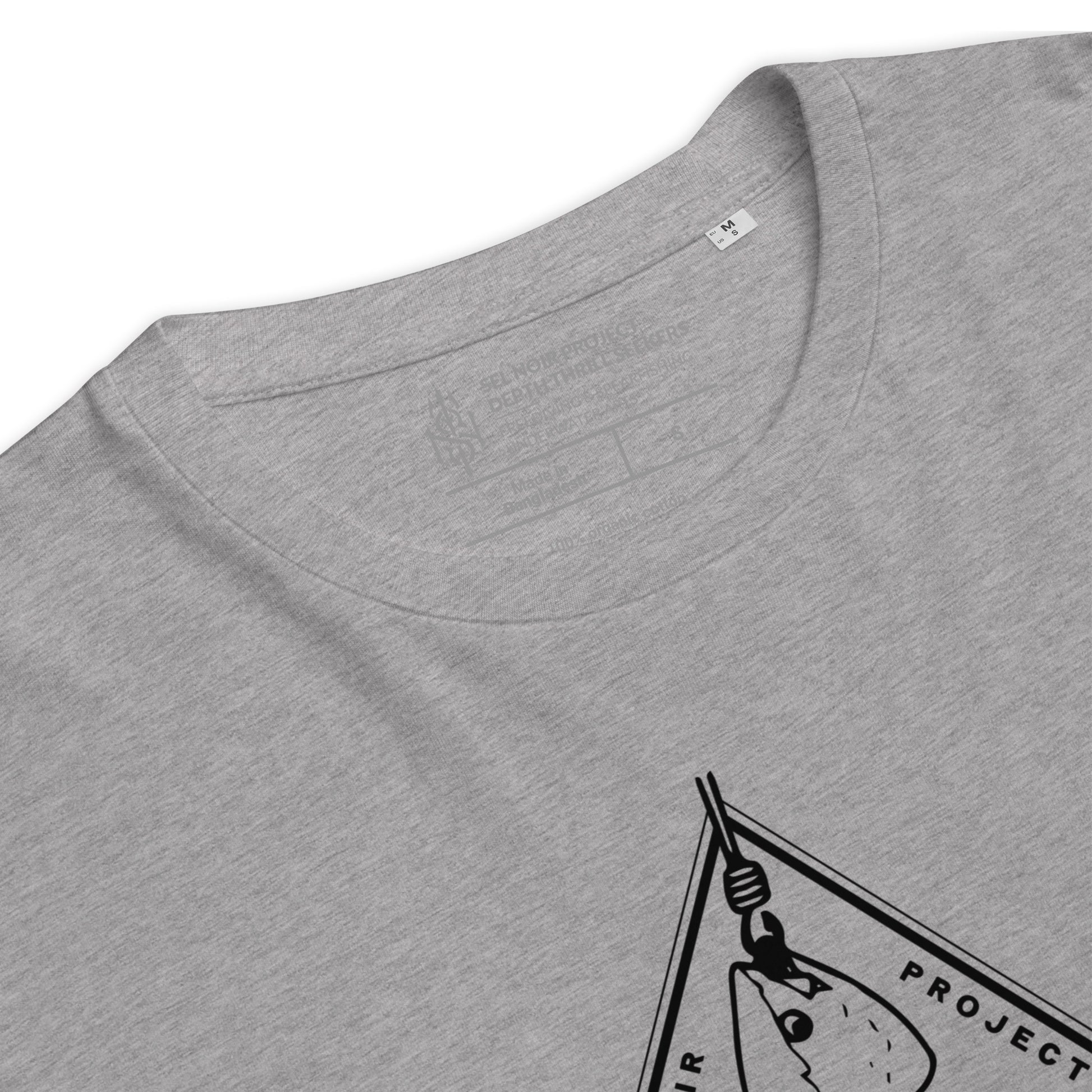 TAXMAN T-shirt unisexe en coton biologique Sel Noir Project